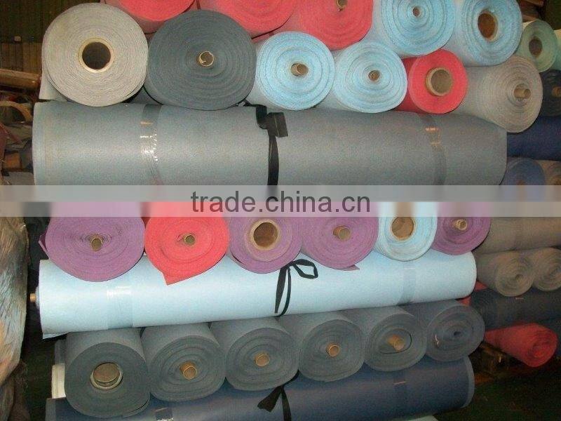 Non-woven Base Leather Stocklot 0.8mm-1.4mm For Base Leather Stocklot