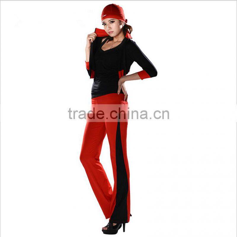 Fashion new style sportswear gym aerobics clothing set for lady