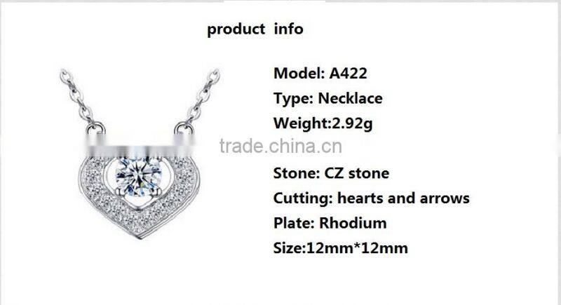925 sterling silver popular necklace the same type of Diamond Lover