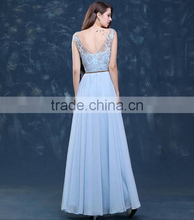 one piece style chiffon beautiful lady fashion dress