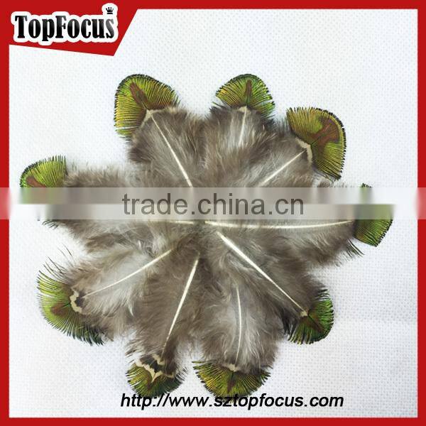 New Trendy gold color cheap artificial peacock feathers for sale