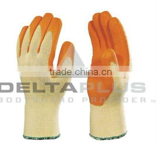 cotton and polyester knitted gloves with latex coating venitex