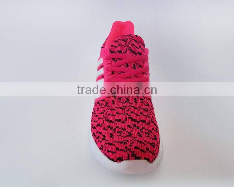 PU upper material promotion women shoes pink