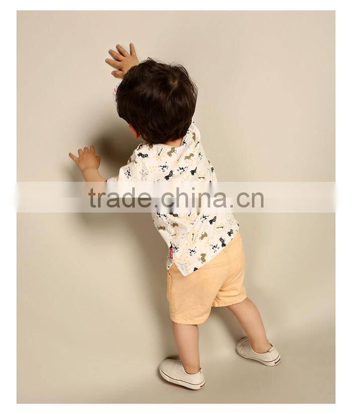 Fashion full printing o-neck baby t-shirts wholesale