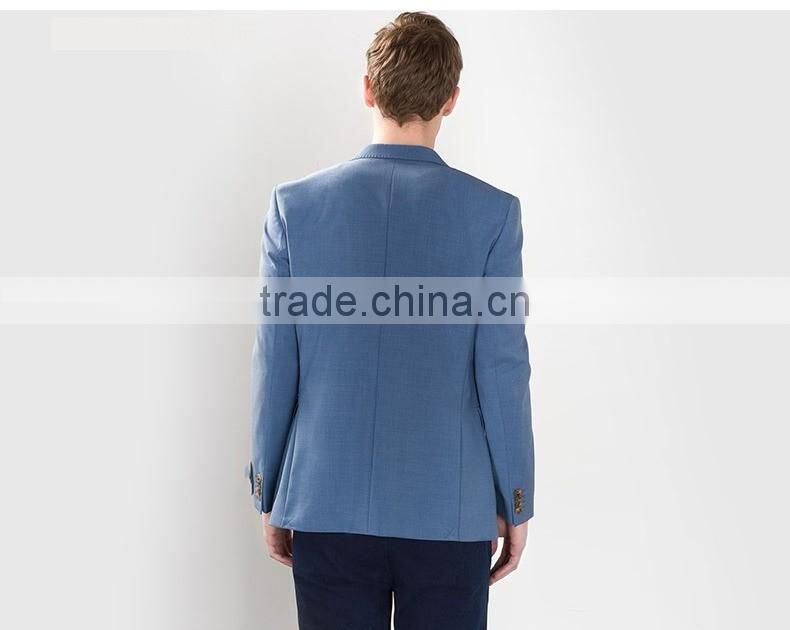 Casual Men'S Two Button Single Vent Fashion Suit Jacket Blazer For Sale
