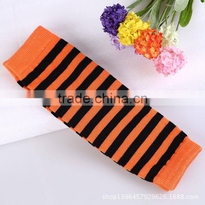 2015 Hot Selling Baby Kids Sock Stripes Leggings Toddlers Infant Elastic Leg Warmer
