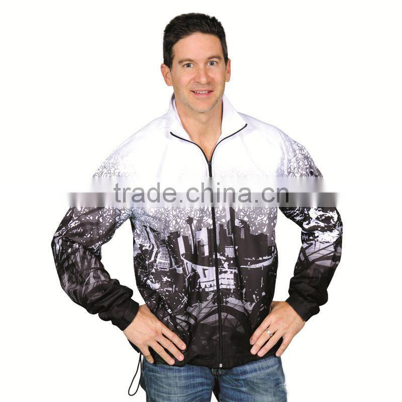 all over sublimation print jacket for men