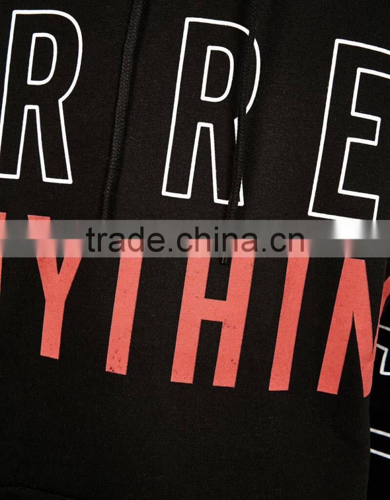 2017 custom hot sale couple lover sweatshirt hoodie with slogan