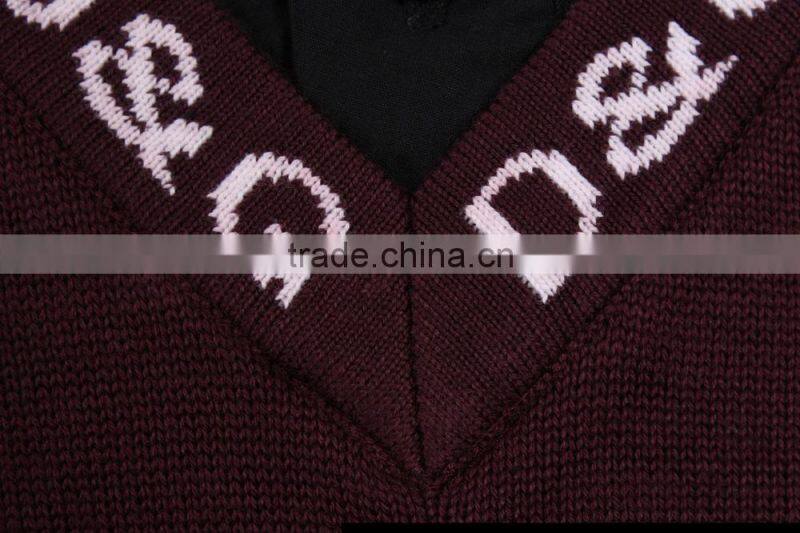2015 Men Blank Pullover Custom Wholesale Sweaters