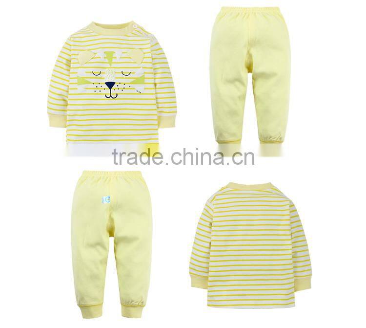 100% cotton kid leisure wear wholesale good quality breathable baby clothing set