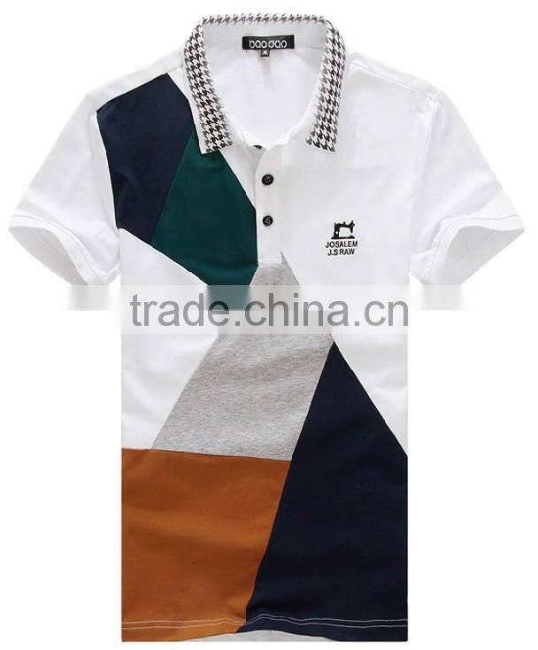 Men's short sleeve lapel Business and leisure fashion R0024