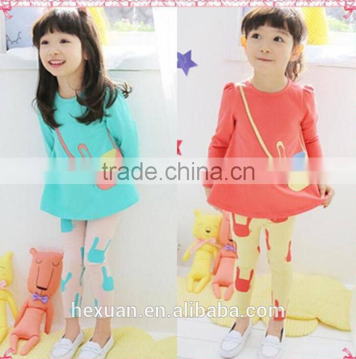 Newest fashion stylechildren clothing set ,children clothing suits girls clothing set child sportswear set girl casual suit