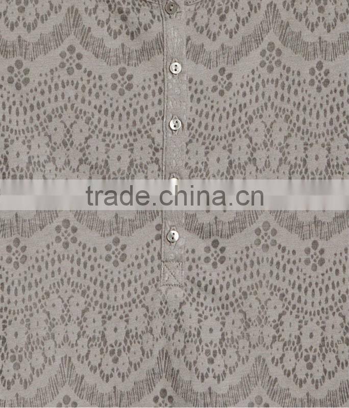 Figure-Fit Burnout Jersey Top