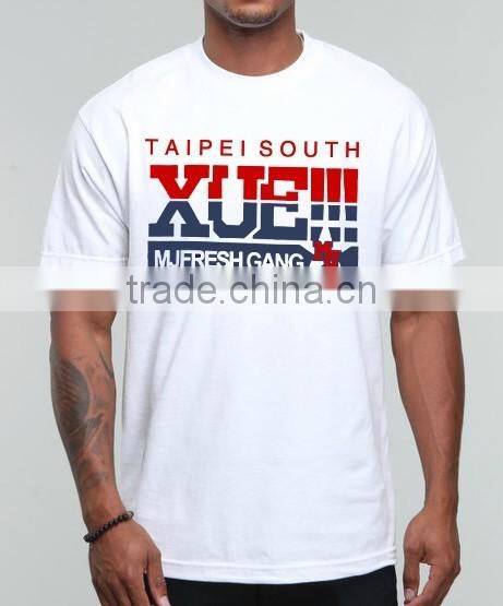 Cheap Promotional customer logo printed t shirt made in china