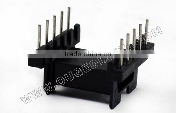 EFD20 horizontal pin5:5 wire slot plastic bobbin