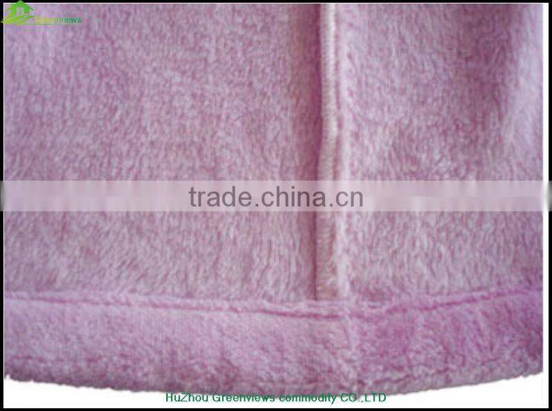Coral fleece fabric bathrobe for couples bath robe velvet robe
