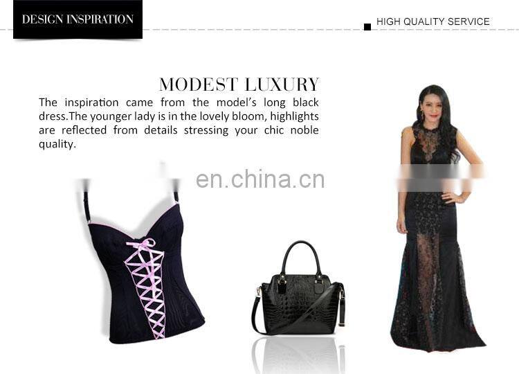 Double Powernet Material Black Women Waist Shaping long sleeve body shaper