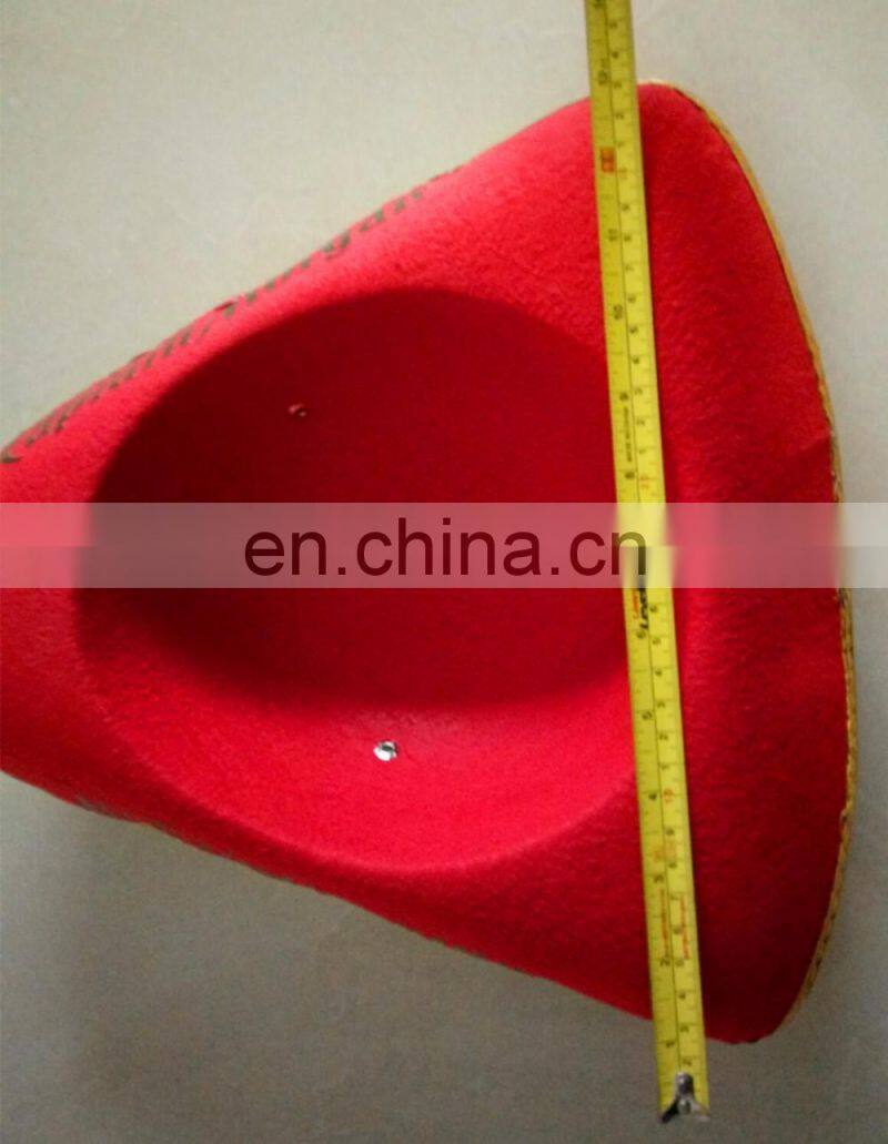 Tricorn Felt Red Novelty Navy Cavalier Captain Morgan Pirate Hats HPC-0254