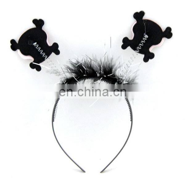 fashion popular halloween gifts animal headband skull kids headband