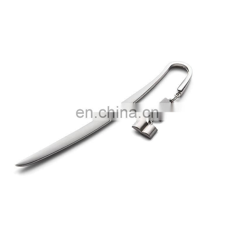 Paper cutting knife/ Letter Opener metal heart bookmark for university celebration theme