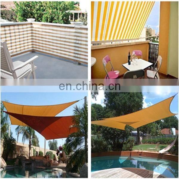 wind protecting sun shade netting with Grommets150-200g