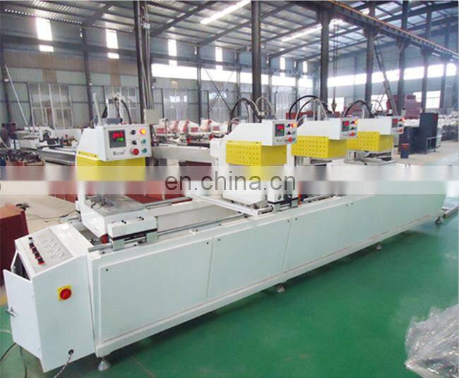 Four head seamless welding PVC window machine