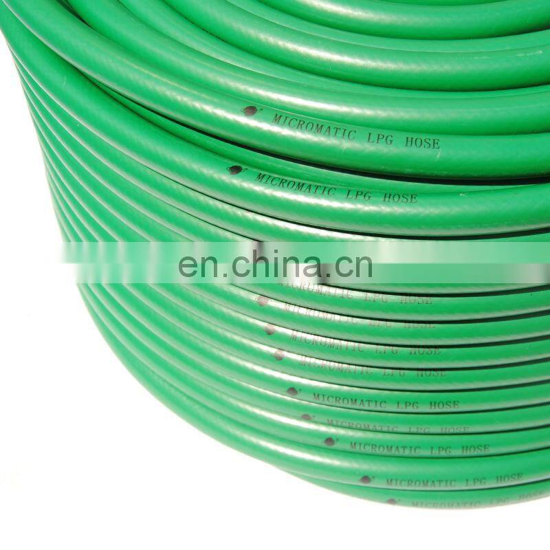 2 Mpa W.P. High Pressure PVC Propane Gas Green LPG Hose, Green Gas Hose, High Pressure LPG Hose
