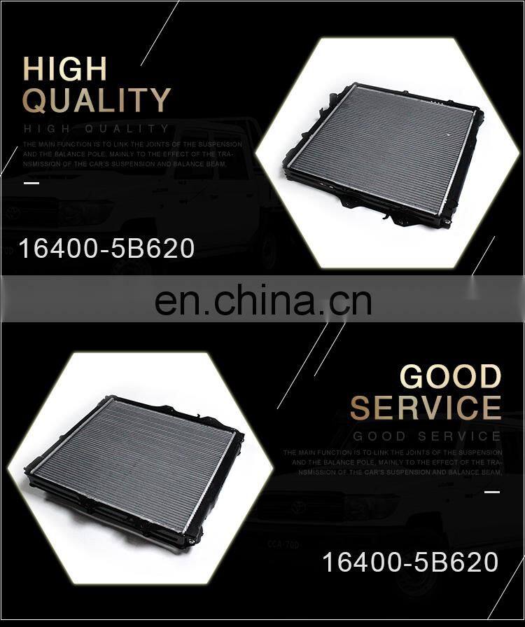 IFOB aluminum car radiator for Toyota Hilux 2LT #16400-5B620