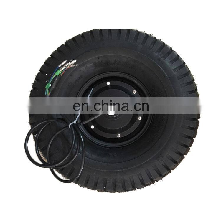 CE approved Golf Cart Full Kits 15 Inch Brushless Geared Hub Motor Wheel 250W 350W