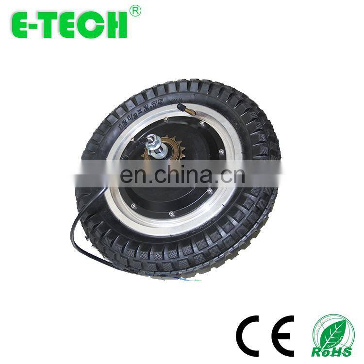12 inch 36V 48V 250W 400W with hall sensor brushless scooter hub motor