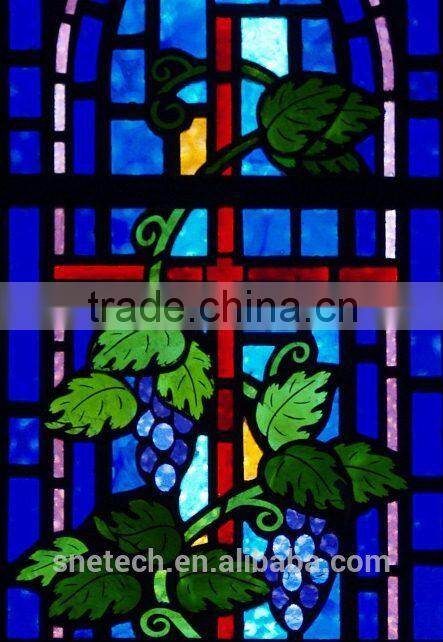 stained glass religious sysblom church window