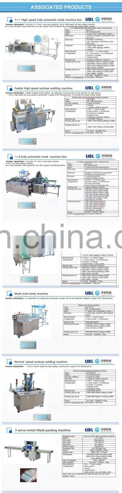 n95 respirator face mask making machine Sponge labeling machine