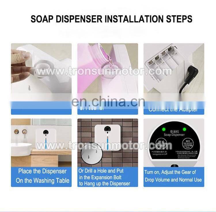 Large capacity automatic hand sanitizer dispenser / stand or wall mount inductive touchless soap dispenser