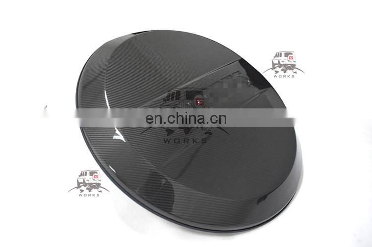 New product G class w463 w464 G63 G500 b style tire cover for G wagon w463 w464 G500 G63 dry carbon fiber Spare tire cover