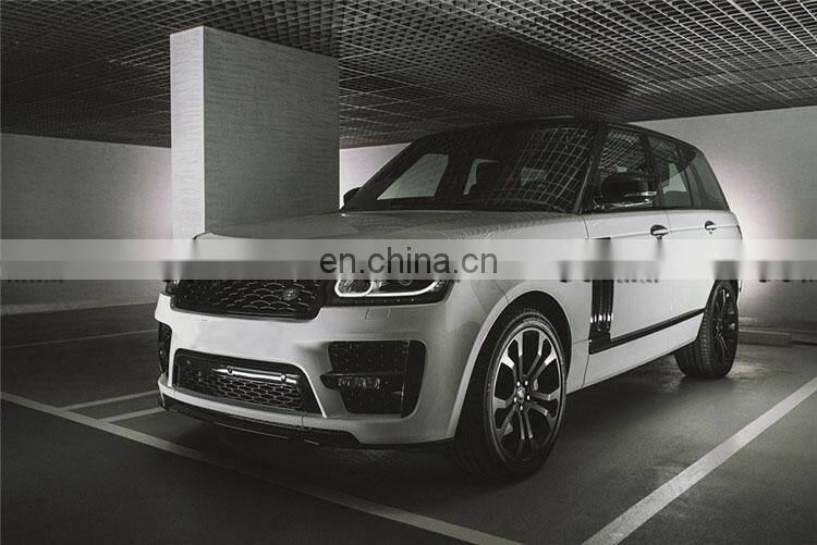 Perfect fitment body kit suitable for Land Rover Range Rover in SVO style 2013-2016 front bumper rear bumper side skirts exhaust