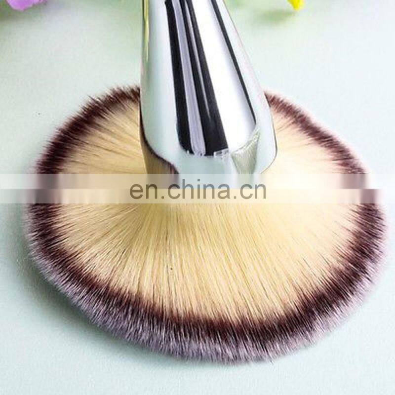 Very Big Beauty Powder Brush Blush Foundation Round Make Up Tool Large Cosmetics Aluminum Brushes Soft Face Makeup Free Shipping