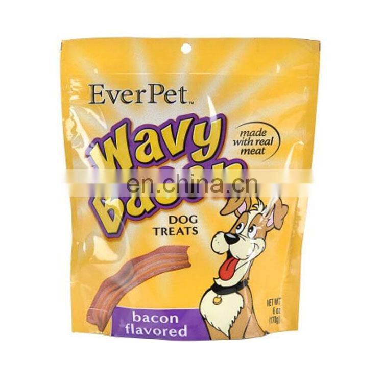 Custom Digital Printing Plastic Pet Dog Food Packaging Bag Resealable Zipper Stand up Pouch Pet Ziplock Food Bag