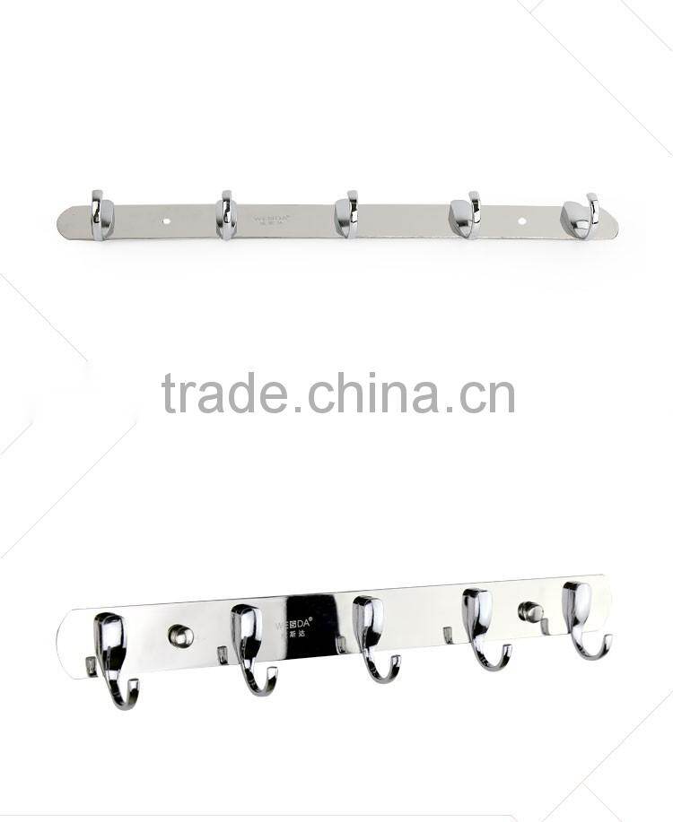 Wesda stainless steel bathroom display Hook bathroom accessory hangers 813