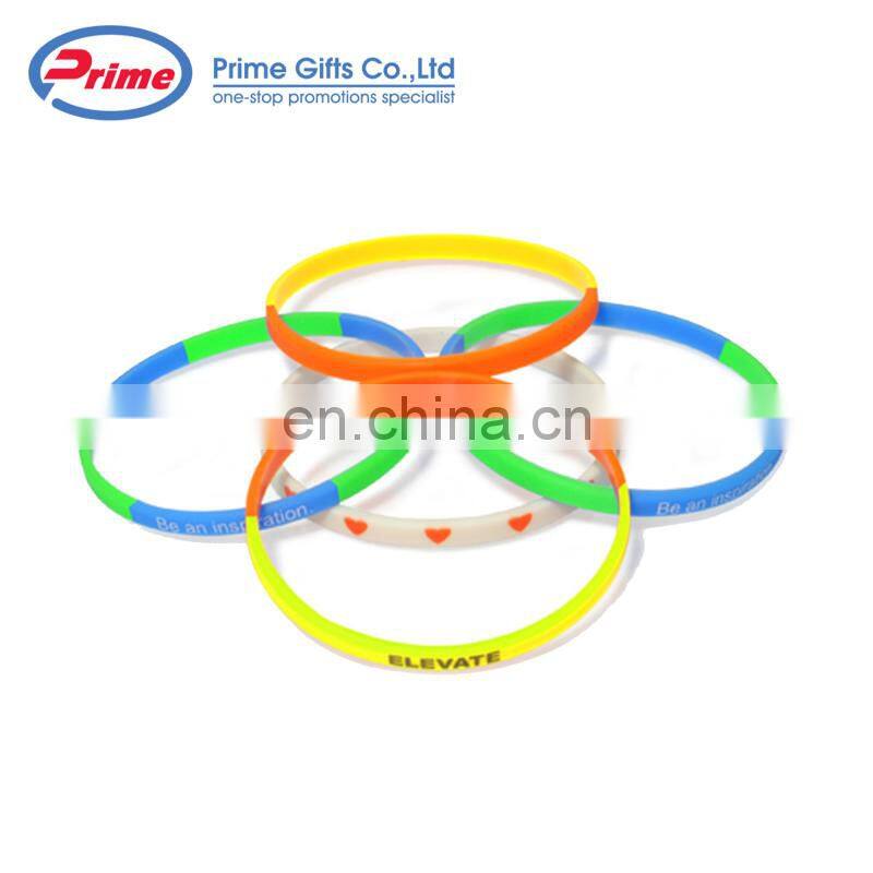Wholesale Colorful Custom Silicone Bracelet Wristband