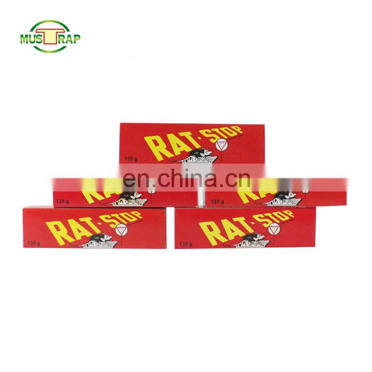 Mustrap best selling yellow glue live catch rat trap mouse glue tube