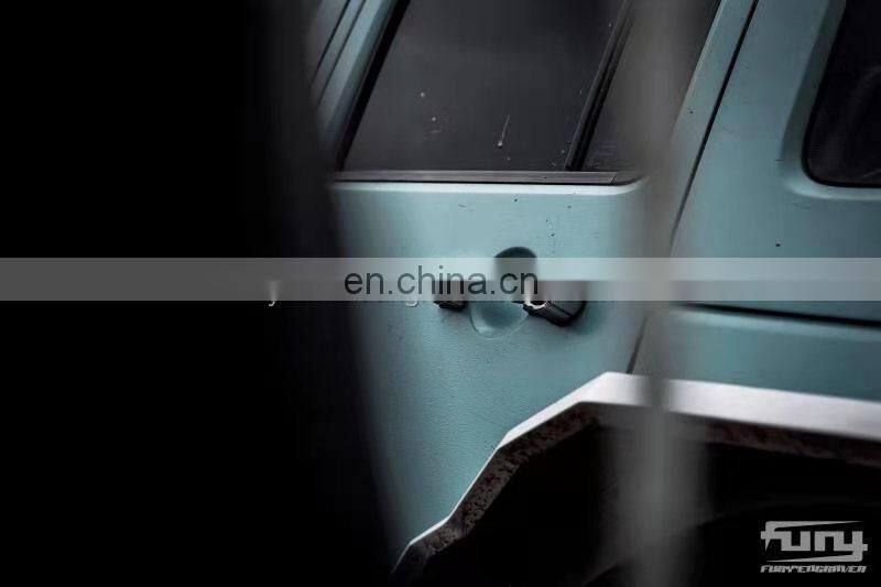 5pcs Aluminium Handle  for Jeep wrangler JK accessaries 2007+ 4 Doors Black/Sliver from Maiker offroad