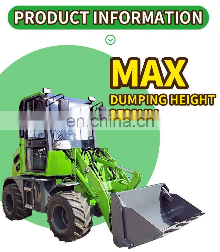ZL06 4X4 wheel drive CE approved front Cheap Garden compact mini loader