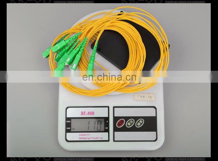 1X8 SC/APC 1310/1550 PLC Splitter Module Passive Optical Splitter with 2.0mm fiber pigtails
