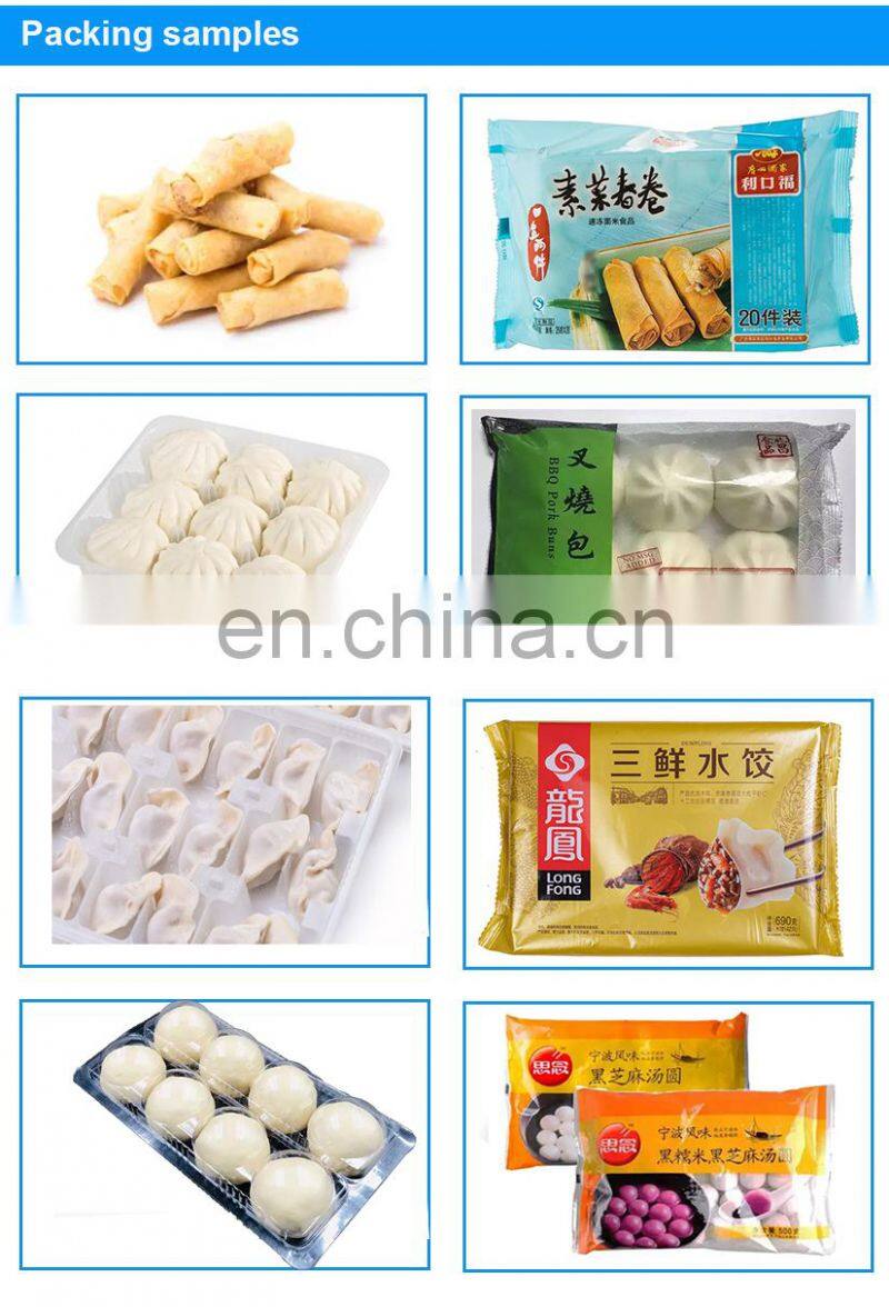 Ruipuhua Frozen food/ Dumplings/Noodles/Bun Horizontal Pillow Type Flow Pack Packaging Machine
