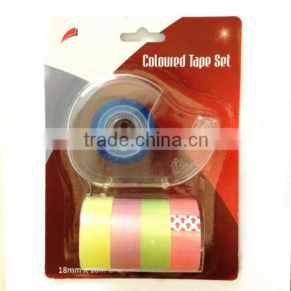 student tape with snail school stationery sealing tape in cutter