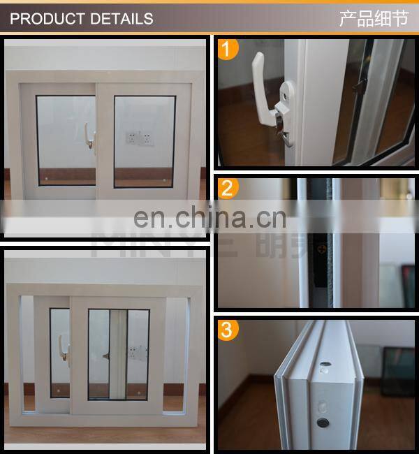 High quality vinal upvc sliding window REHAU pvc profile window