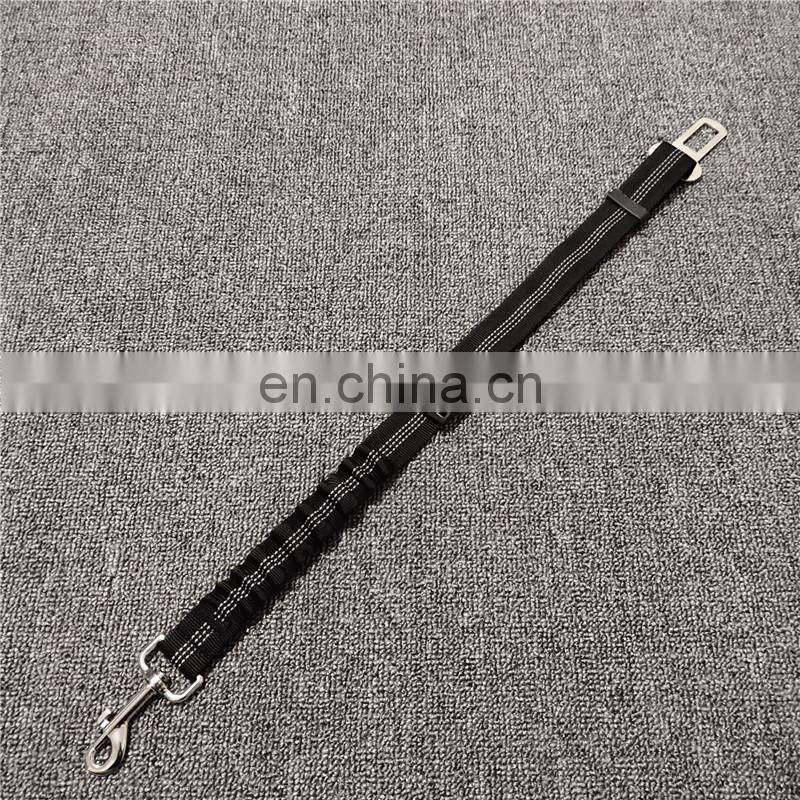 Pet Car Seat Belt Dog Seat Belt Dog Leash Vehicle Belt Adjustable Cushioning Elastic Reflective Safety Rope for Dog Cat