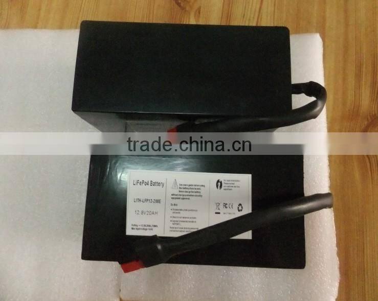 2000cycles 24v lifepo4 battery packs with 24v 20ah/10ah lifepo4 battery for electric bike/scooter