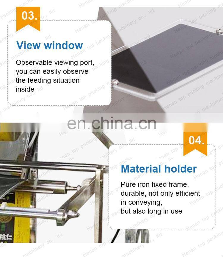 Automatic multi-head Cashews pistachios whole grains quantitive dispensing machine