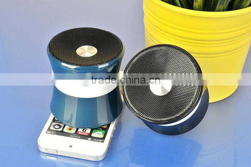 Promotion gift New products / mini Portable bluetooth Speaker / Wireless bluetooth Speaker with FM radio 2014 alibaba express